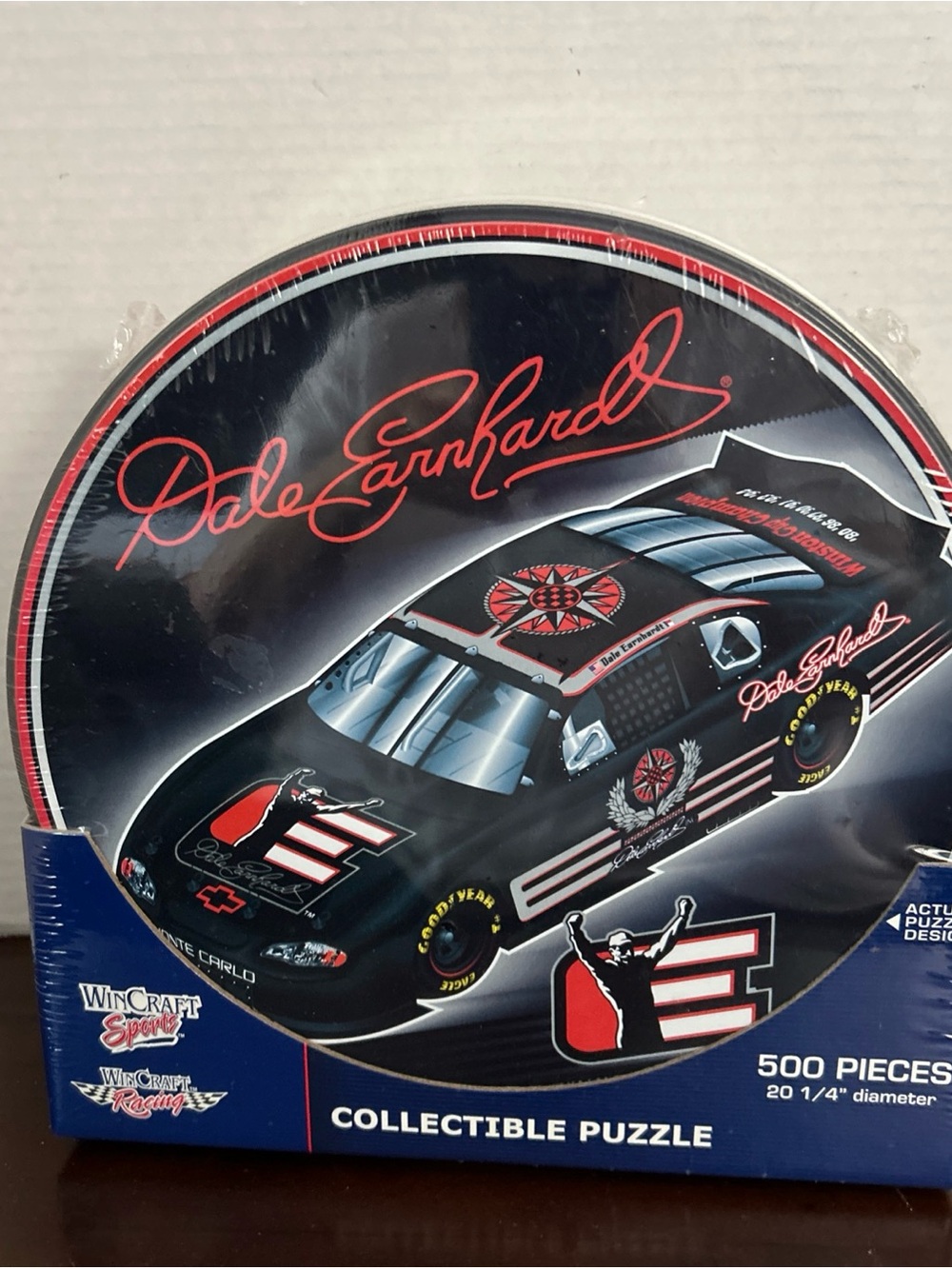 Wincraft Dale Earnhardt Sr. Vtg Black and Red Collectible Puzzle in collectible